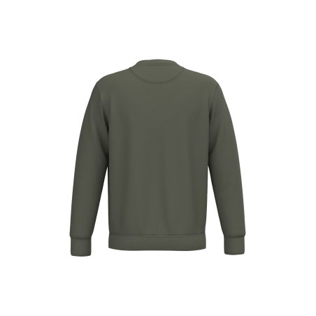 Sweat-shirt écoresponsable col rond Vert Organic Khaki Native Spirit – vue 2