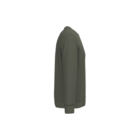 Sweat-shirt écoresponsable col rond Vert Organic Khaki Native Spirit – vue 3