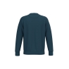 Sweat-shirt écoresponsable col rond Bleu Peacock Blue Native Spirit – vue 2