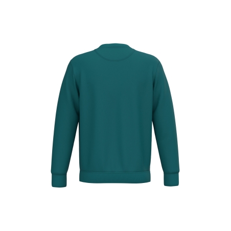 Sweat-shirt écoresponsable col rond Vert Peacock Green Native Spirit – vue 2