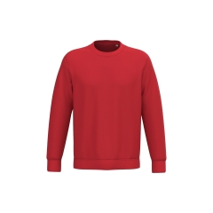Sweat-shirt écoresponsable col rond Rouge Poppy Native Spirit