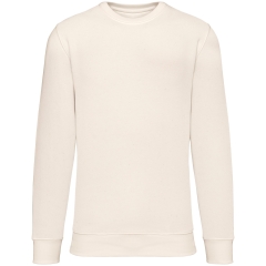 Sweat-shirt écoresponsable col rond unisexe Beige Native Spirit