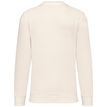 Sweat-shirt écoresponsable col rond unisexe Beige Native Spirit – vue 2