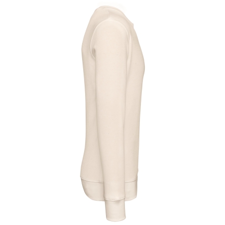 Sweat-shirt écoresponsable col rond unisexe Beige Native Spirit – vue 3