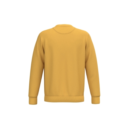 Sweat-shirt écoresponsable col rond jaune Native Spirit – vue 2