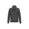 Sweat zippé à capuche recyclé gris unisexe Kariban – vue 2