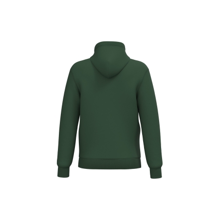 Sweat zippé à capuche recyclé vert Forest Green Kariban – vue 2