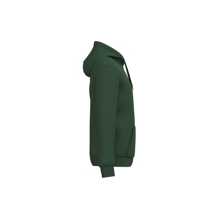 Sweat zippé à capuche recyclé vert Forest Green Kariban – vue 3