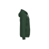 Sweat zippé à capuche recyclé vert Forest Green Kariban – vue 3