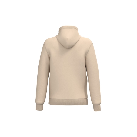 Sweat zippé à capuche recyclé beige unisexe Kariban – vue 2