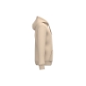 Sweat zippé à capuche recyclé beige unisexe Kariban – vue 3