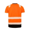 T-shirt haute visibilité recyclé Orange/Noir Result – 155 g/m² – vue 2