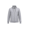 Sweat zippé à capuche recyclé Gris Kariban – Unisexe