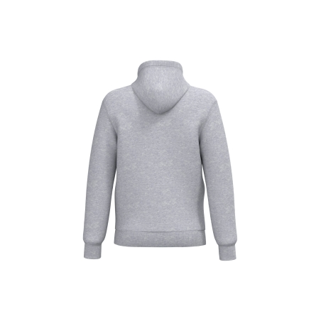 Sweat zippé à capuche recyclé Gris Kariban – Unisexe – vue 2
