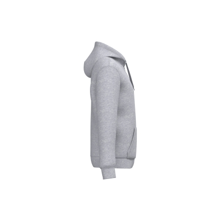 Sweat zippé à capuche recyclé Gris Kariban – Unisexe – vue 3