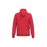 Sweat zippé capuche recyclé rouge unisexe Kariban 280 g/m² – vue 2