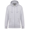 Sweat zippé capuche Kariban 300 g/m² – Gris (Ash Heather)