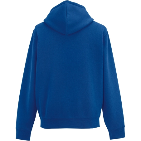Sweat-shirt zippé capuche Authentic homme Bleu Russell – vue 2
