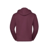 Sweat zippé capuche Authentic bordeaux Russell – 280 g/m² – vue 2