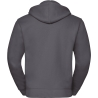 Sweat-shirt zippé capuche Authentic Gris homme Russell – vue 2