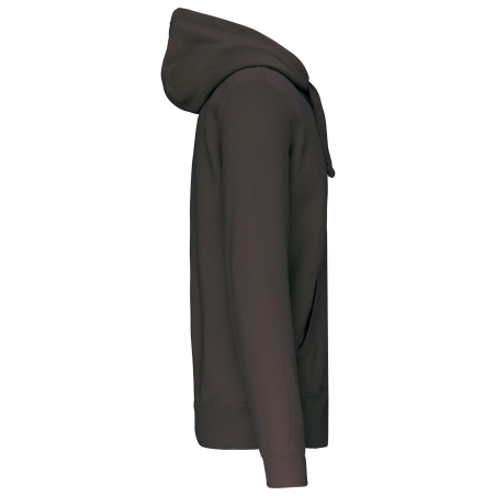 Sweat-shirt zippé capuche Gris homme Kariban 300 g/m² – vue 3
