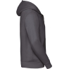 Sweat-shirt zippé capuche Authentic Gris homme Russell – vue 3