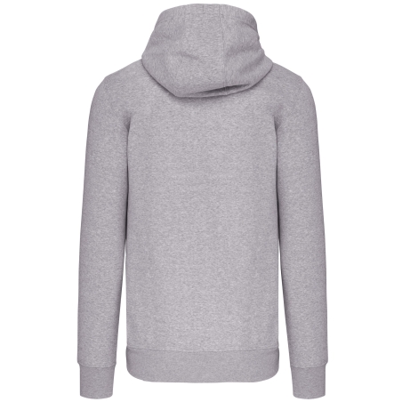 Sweat-shirt zippé capuche Kariban homme – Gris – vue 2