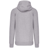 Sweat-shirt zippé capuche Kariban homme – Gris – vue 2