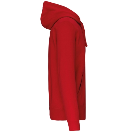 Sweat-shirt zippé capuche Rouge Kariban – 300 g/m² – vue 3