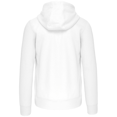 Sweat-shirt zippé capuche Blanc Kariban – 300 g/m² – vue 2