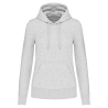 Sweat à capuche écoresponsable femme Gris (Ash Heather) Kariban