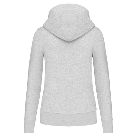 Sweat à capuche écoresponsable femme Gris (Ash Heather) Kariban – vue 2
