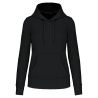 Sweat-shirt écoresponsable à capuche femme Kariban Noir