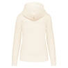 Sweat-shirt écoresponsable à capuche femme Blanc Kariban – vue 2