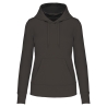 Sweat capuche femme écoresponsable Gris Kariban 280 g/m²