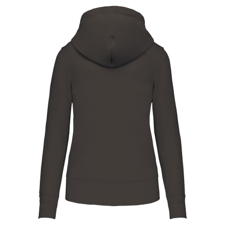 Sweat capuche femme écoresponsable Gris Kariban 280 g/m² – vue 2