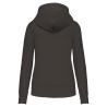 Sweat capuche femme écoresponsable Gris Kariban 280 g/m² – vue 2