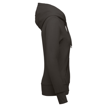 Sweat capuche femme écoresponsable Gris Kariban 280 g/m² – vue 3