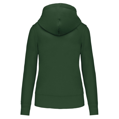 Sweat capuche écoresponsable femme Forest Green Kariban – vue 2