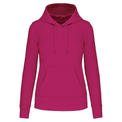 Sweat-shirt à capuche écoresponsable femme Fuchsia – Kariban
