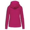 Sweat-shirt à capuche écoresponsable femme Fuchsia – Kariban – vue 2