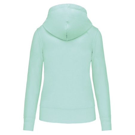 Sweat à capuche écoresponsable femme Ice Mint Kariban – vue 2