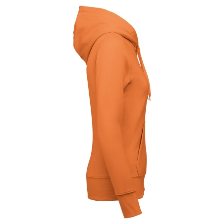 Sweat à capuche écoresponsable femme Orange Kariban – vue 3