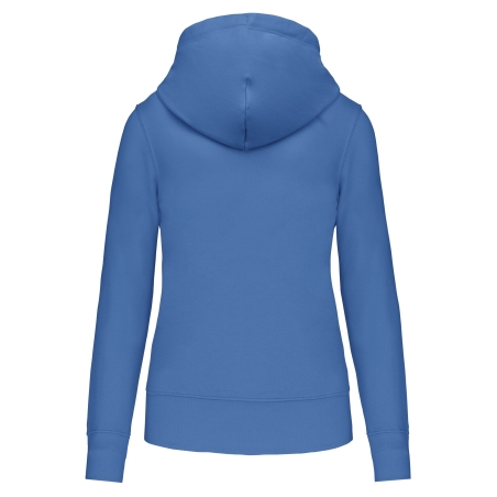 Sweat capuche écoresponsable femme Bleu Kariban 280 g/m² – vue 2