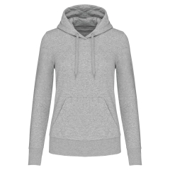 Sweat à capuche femme écoresponsable Gris Oxford Grey Kariban