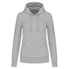 Sweat à capuche femme écoresponsable Gris Oxford Grey Kariban