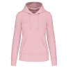 Sweat capuche femme écoresponsable Rose Pale Pink Kariban