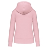 Sweat capuche femme écoresponsable Rose Pale Pink Kariban – vue 2