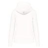 Sweat à capuche écoresponsable femme Blanc Kariban – vue 2
