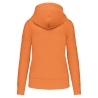 Sweat zippé à capuche écoresponsable femme Orange – Kariban – vue 2